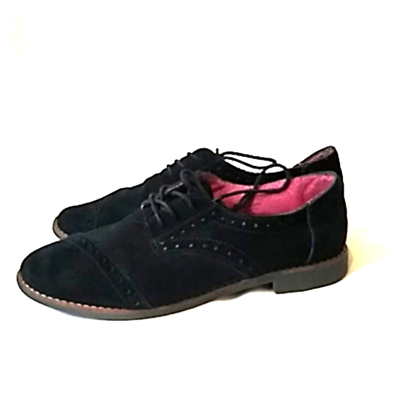 Toms Shoes - Tom's women's suede brogue loafer flats size 10